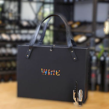 Professional Wine Gift Box With Handles (Double)
